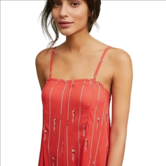 Anthropologie Strappy Virginia Jumpsuit Rayon Adjustable Straps Pull On Size XS - Picture 6 of 12